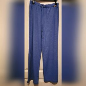EUC ST JOHN SPORT BY MARIE GRAY BLUE PANTS SIZE SMALL